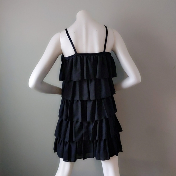 Erin Fetherston Target Black Tiered Bow Flapper Mini Dress 3 - Picture 5 of 6